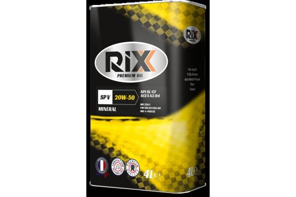 RIXX SP V 20W-50 API SL/CF ACEA A3/B4