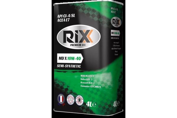 RIXX MD X SAE 10W-40 API CI-4/SL ACEA E7
