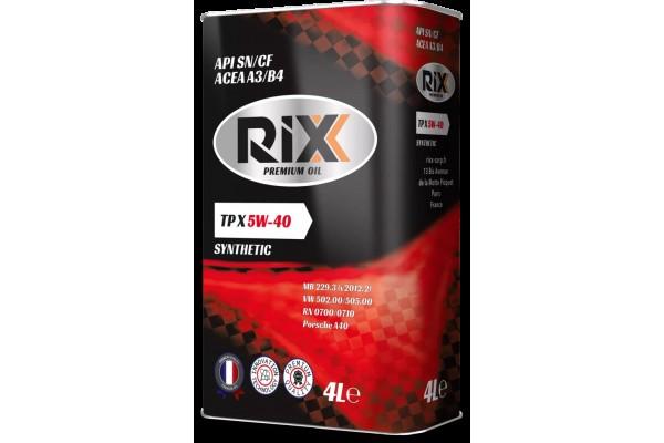 RIXX TP X SAE 5W-40 API SN/CF ACEA A3/B4