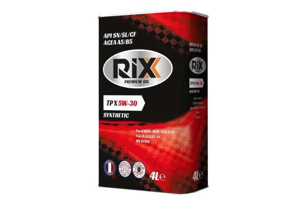 RIXX TP X SAE 5W-30 API SN/SL/CF ACEA A5/B5