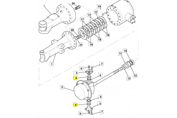 Сальник шкворня 904/06700