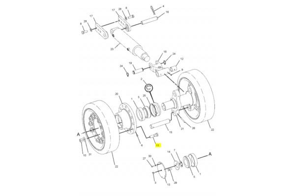 Болт колесный 547758