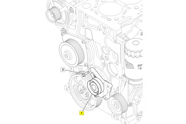 Натяжитель ремня 320/08584