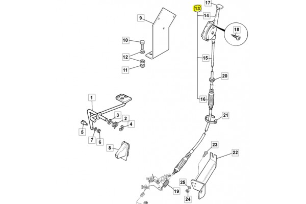 Трос газа 910/48800