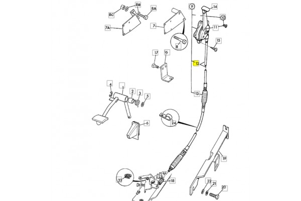 Трос газа 910/34201