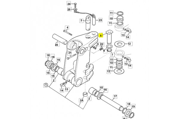 Палец нижний 911/40104