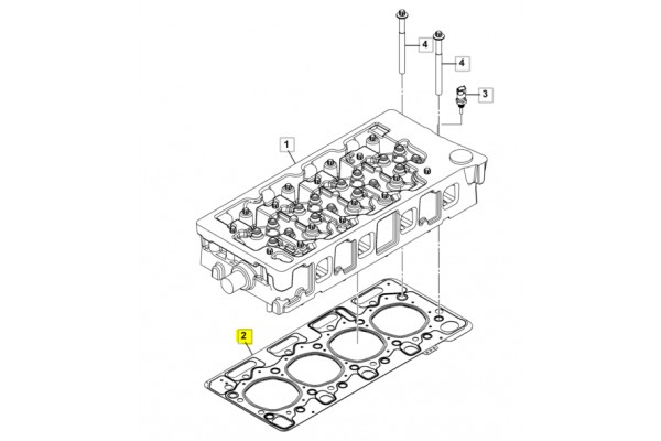 Прокладка ГБЦ 320/02709