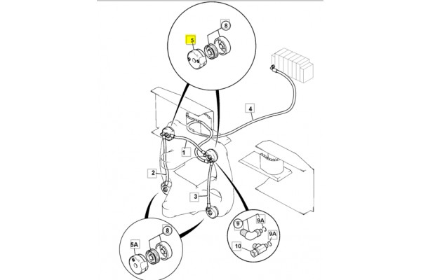 Корпус гидрозамка верхний 331/44695