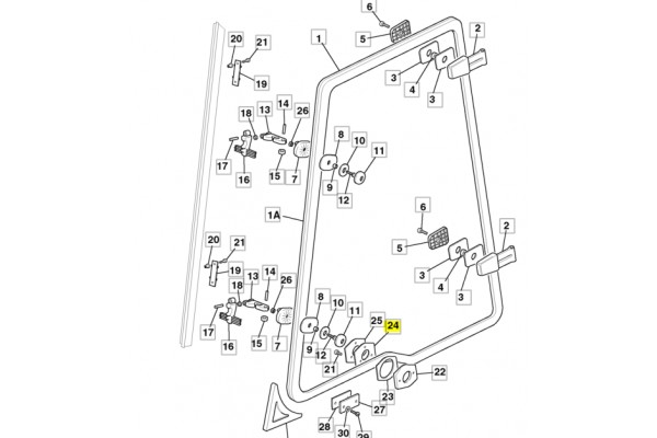 Прокладка ручки 123/09054