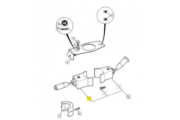 Переключатель подрулевой 701/52701