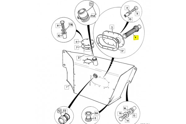 Фильтр гидравлический (332/B1918) 32/920300