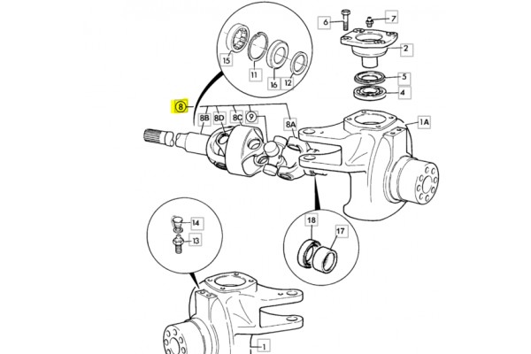 Полуось 914/87800