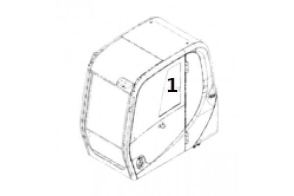 Стекло двери 333/J3904